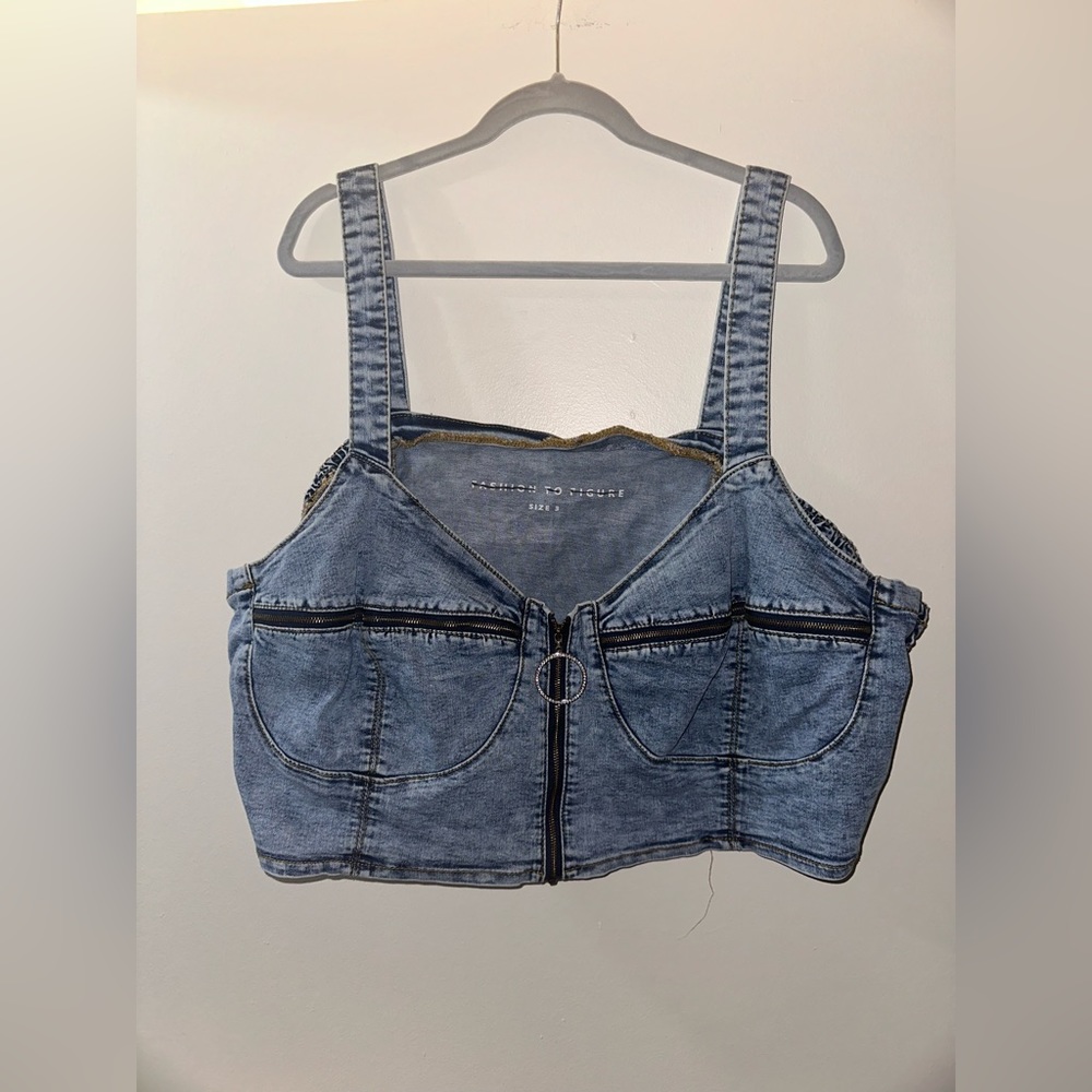 Plus size bandeau top